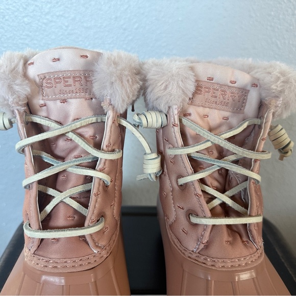 Sperry Women's Saltwater Shibori Rose Duck Boots - Picture 6 of 9